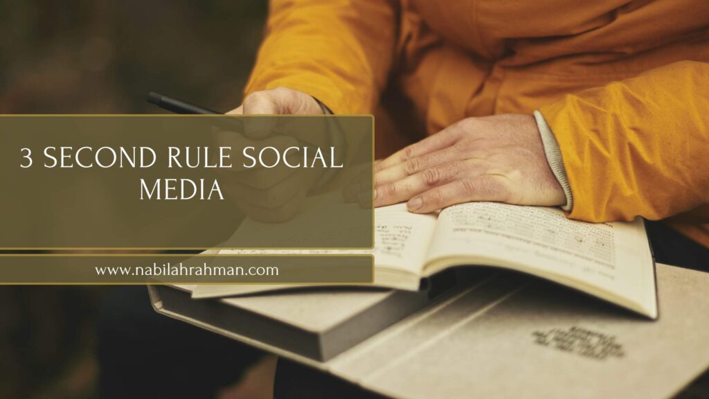 3 Second Rule Social Media
