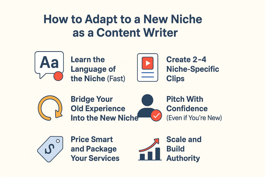 How to Adapt to a New Niche as a Content Writer